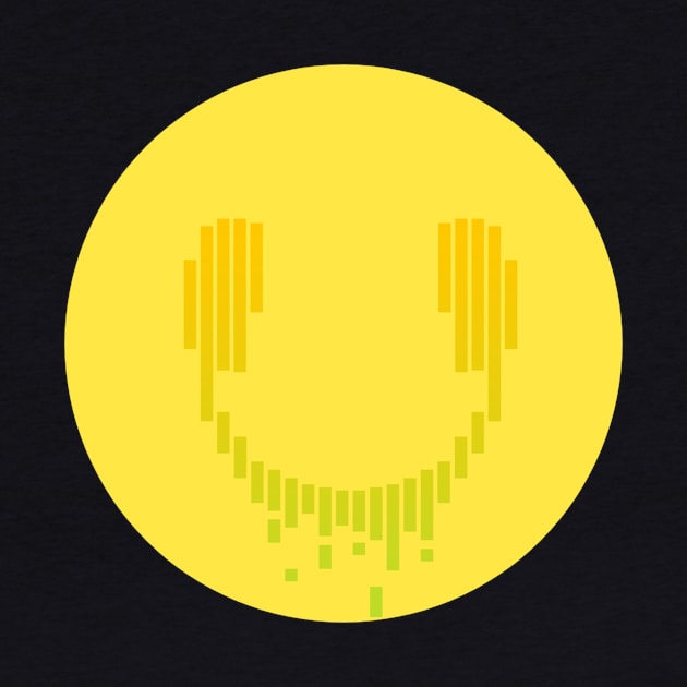 Music smile, smiley emoji by VISUALIZED INSPIRATION